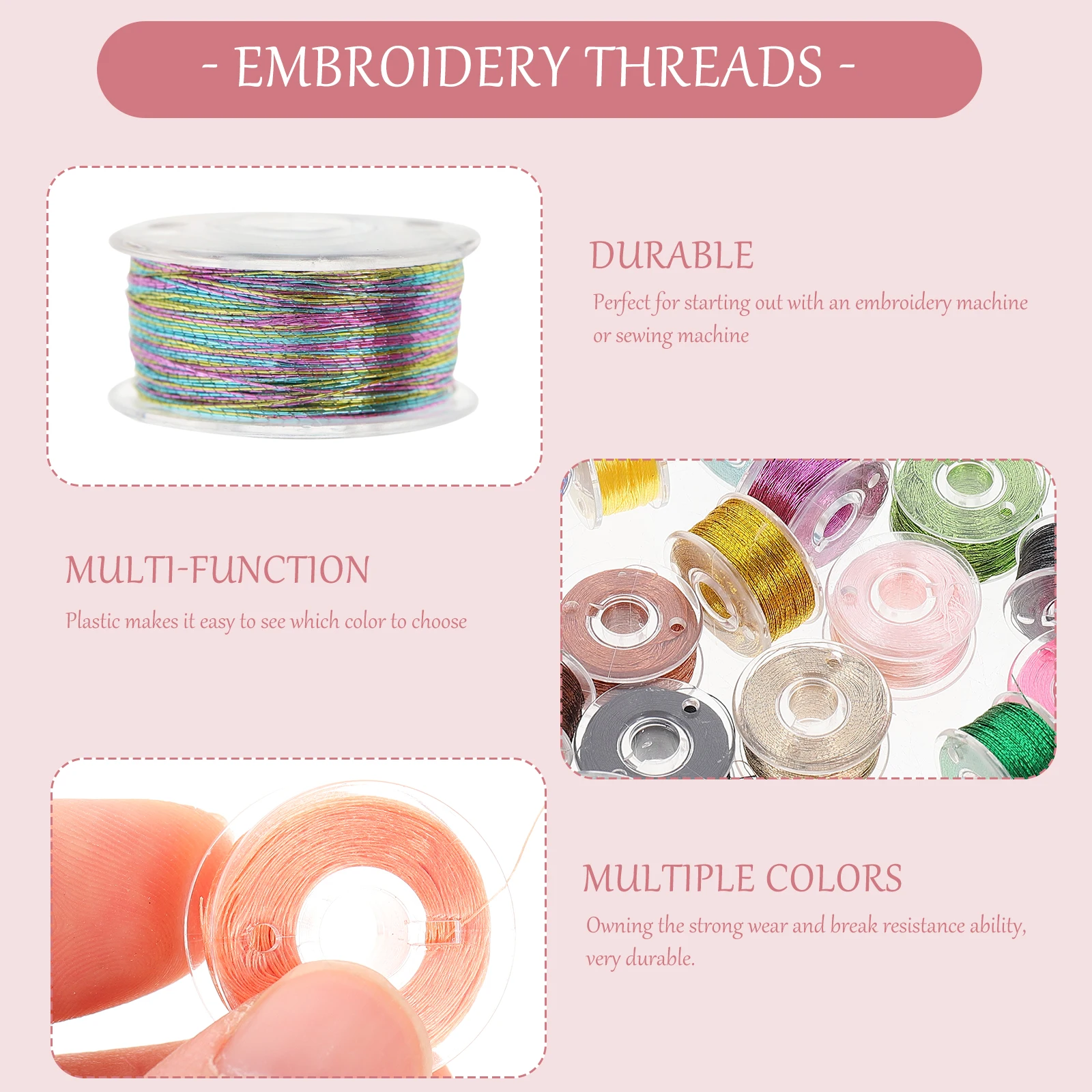 

25 pcs Cross Stitch Threads Embroidery Floss Sewing Craft Accessories Diy Thread Hand Embroidery Threads Colorful Sewing