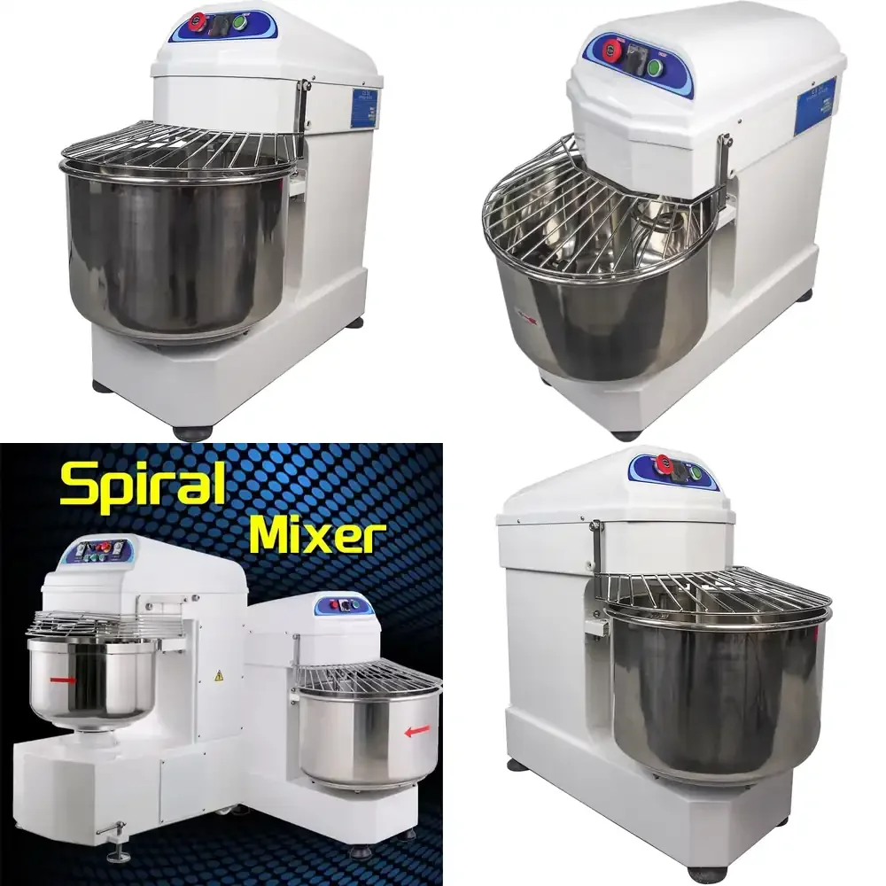 2026 Hot Sale  #commercial bakery equipment kitchen appliances bread making machine spiral dough mixer 5kg flour capacity