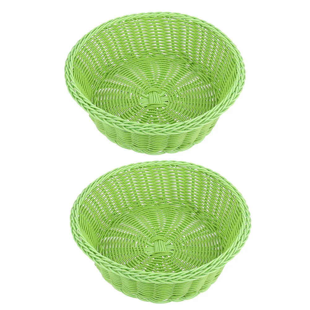 

Woven Fruit Basket Kitchen Baskets for Storage Cute Pantry Vegetable Snacks Custom