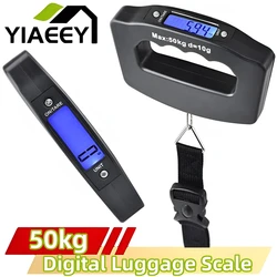 50kg Digital Luggage Scale Portable Suitcase Scale Handheld Electronic Scales Backlight Digital Display Travel Accessories