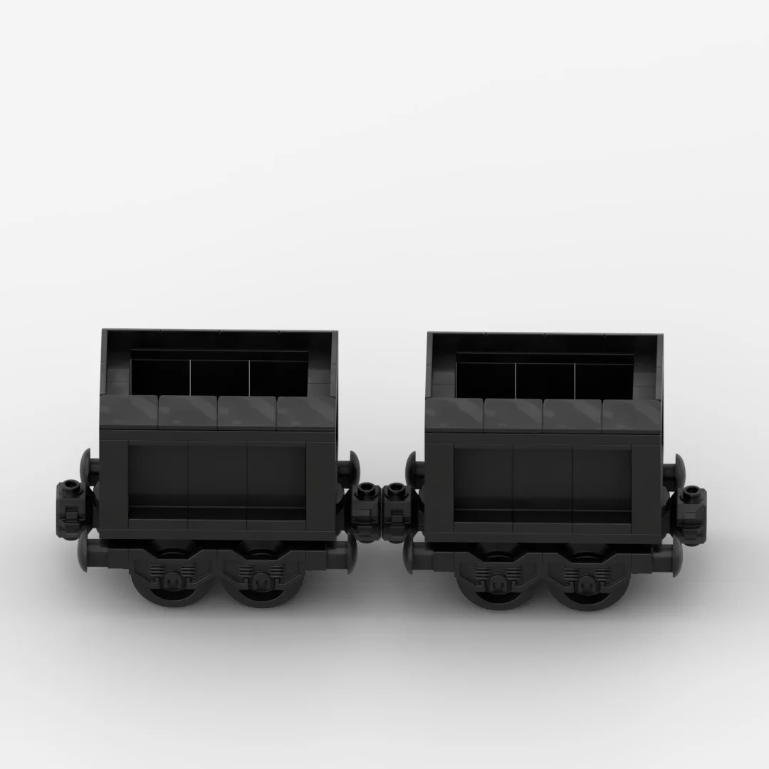 MOC Building blocks Urban Engineering Series Small Coal Mine Transport Vehicle Model DIY Creative Children Toy Gift