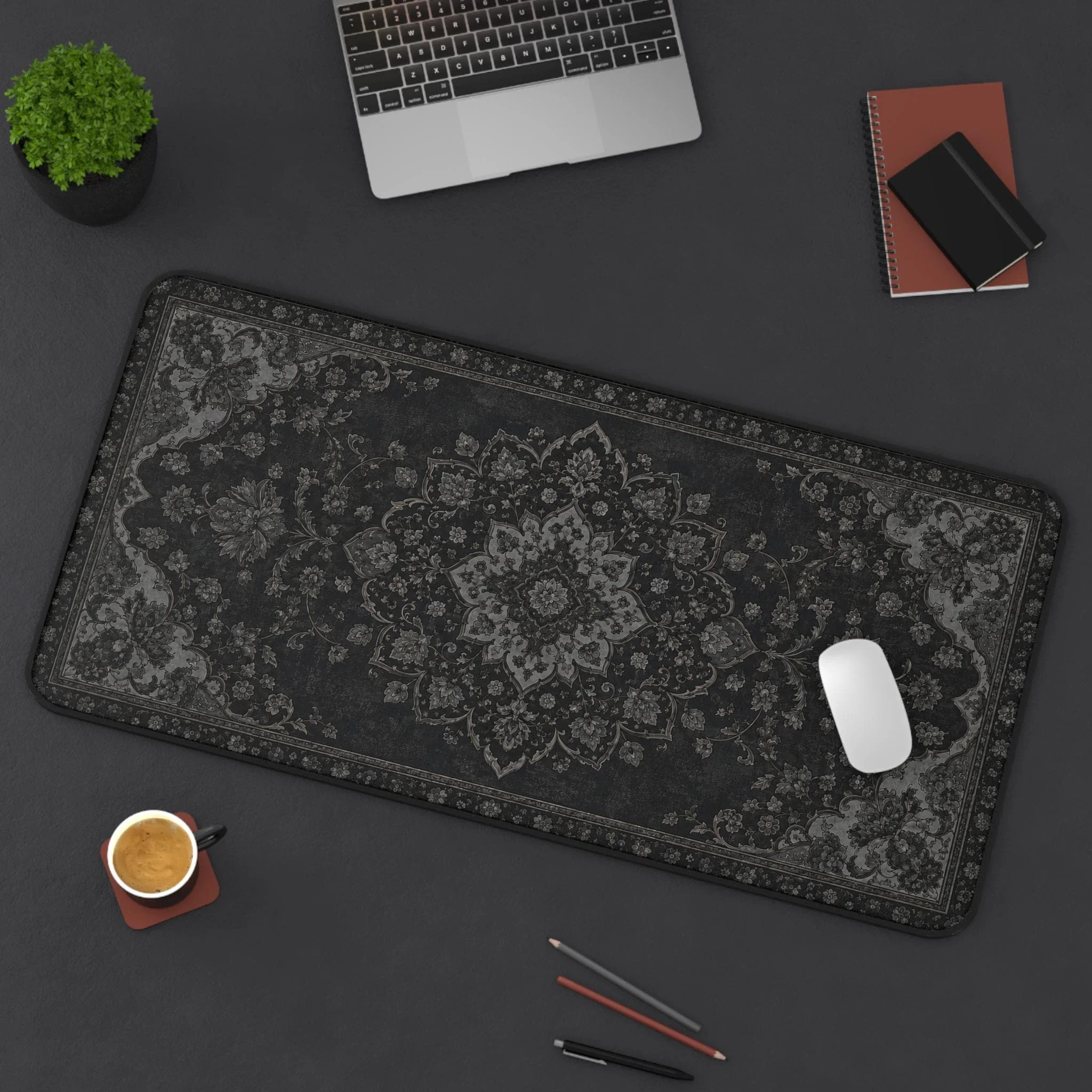 Alfombrilla de escritorio negr - Gaming Accessories Pc Setup reseña y precio