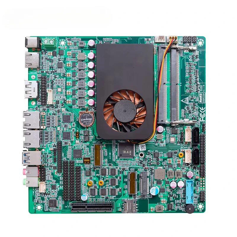 Zusia 12th Gen Core i5 i7 i5-12450H DDR5 2 LAN 6*Com VGA LVDS X86 Mini ITX Motherboard for Payment Self-Service Machines Kiosk