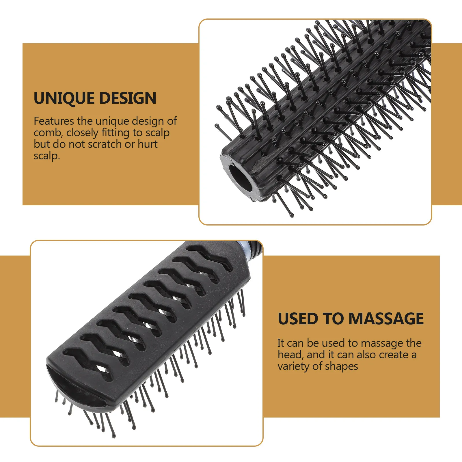 

Набор из 1 расчески и зеркала: Профессиональный парикмахерский инструмент для гладкого расчесывания и массажа кожи головы для салонов и домашнего ухода