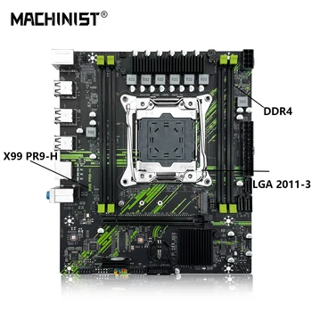 X99 PR9-H Machinist X99 Motherboard Support LGA 2011-3 Intel Xeon E5 V3 & V4 CPU DDR4 RAM SATA/NVME M.2 Slot