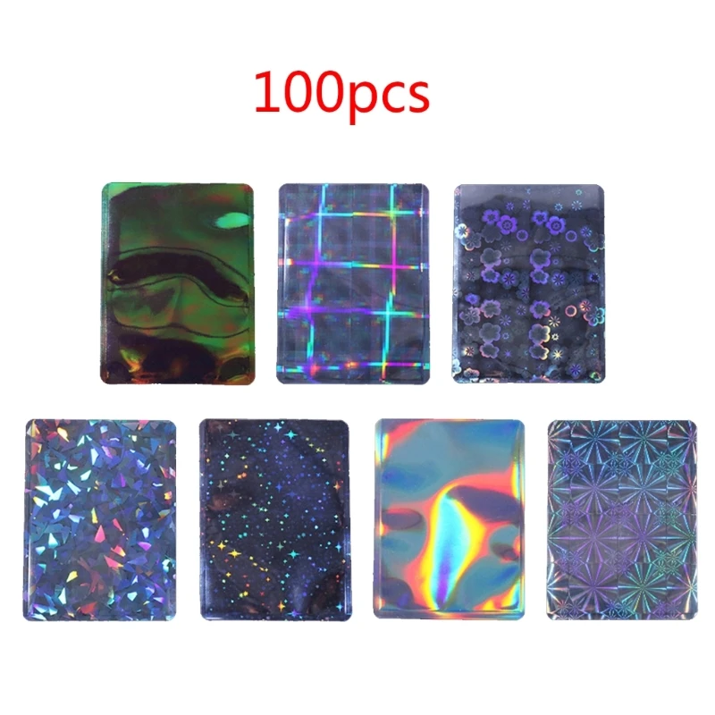 

100Pcs Card Sleeves Trading Card Holders Waterproof Clear Card Holder Protectors