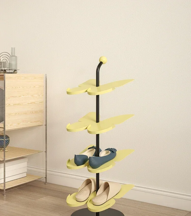 Butterfly shoe rack, home door, dormitory, space saving, small, crevice, multi-layer