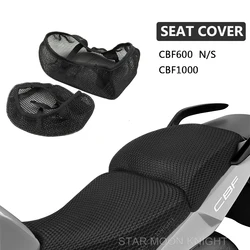 For Honda CBF600 CBF1000 CBF 600 Motorcycle Accessories Protecting Cushion Seat Cover Anti-Slip Mesh Fabric Saddle Seat Covers
