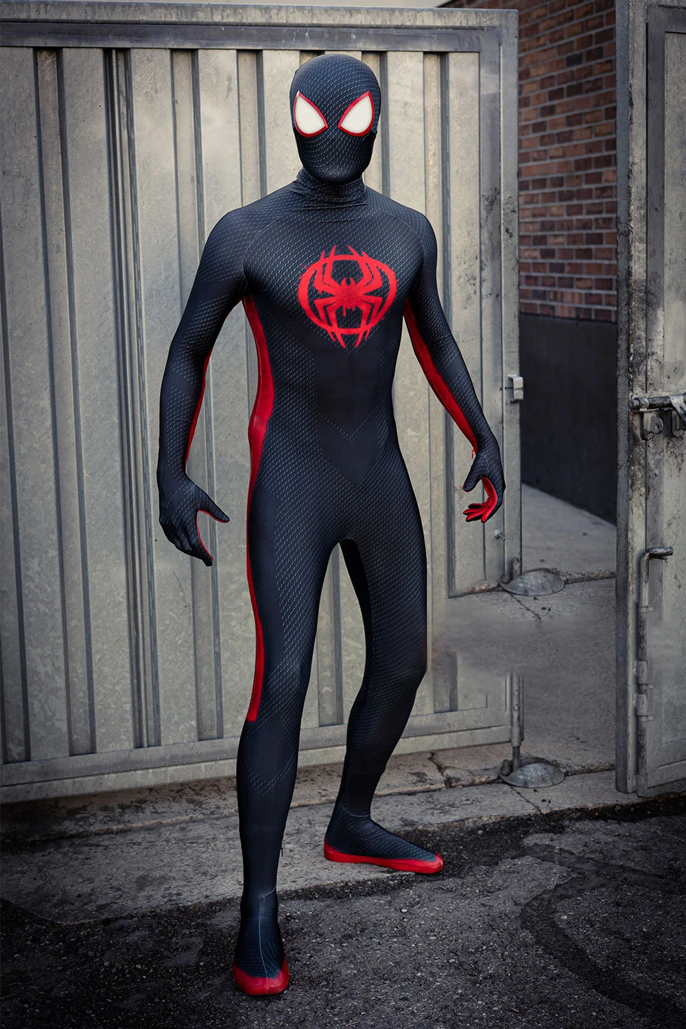 

SpiderMan Across the Spider Verse Miles Morales Costume Cosplay 3D Printed Spandex Superhero Costume Halloween Bodysuits Adult