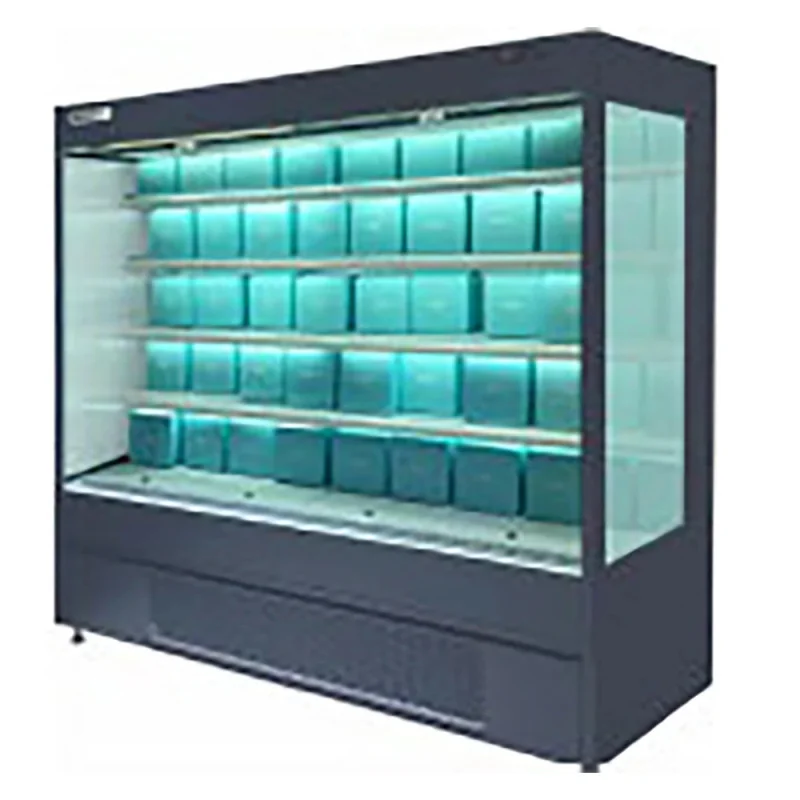 custom.Commercial Supermarket Fridge Multi Deck Open Upright Display Refrigerator/Vegetable Beverage Cooler/Milk Chiller