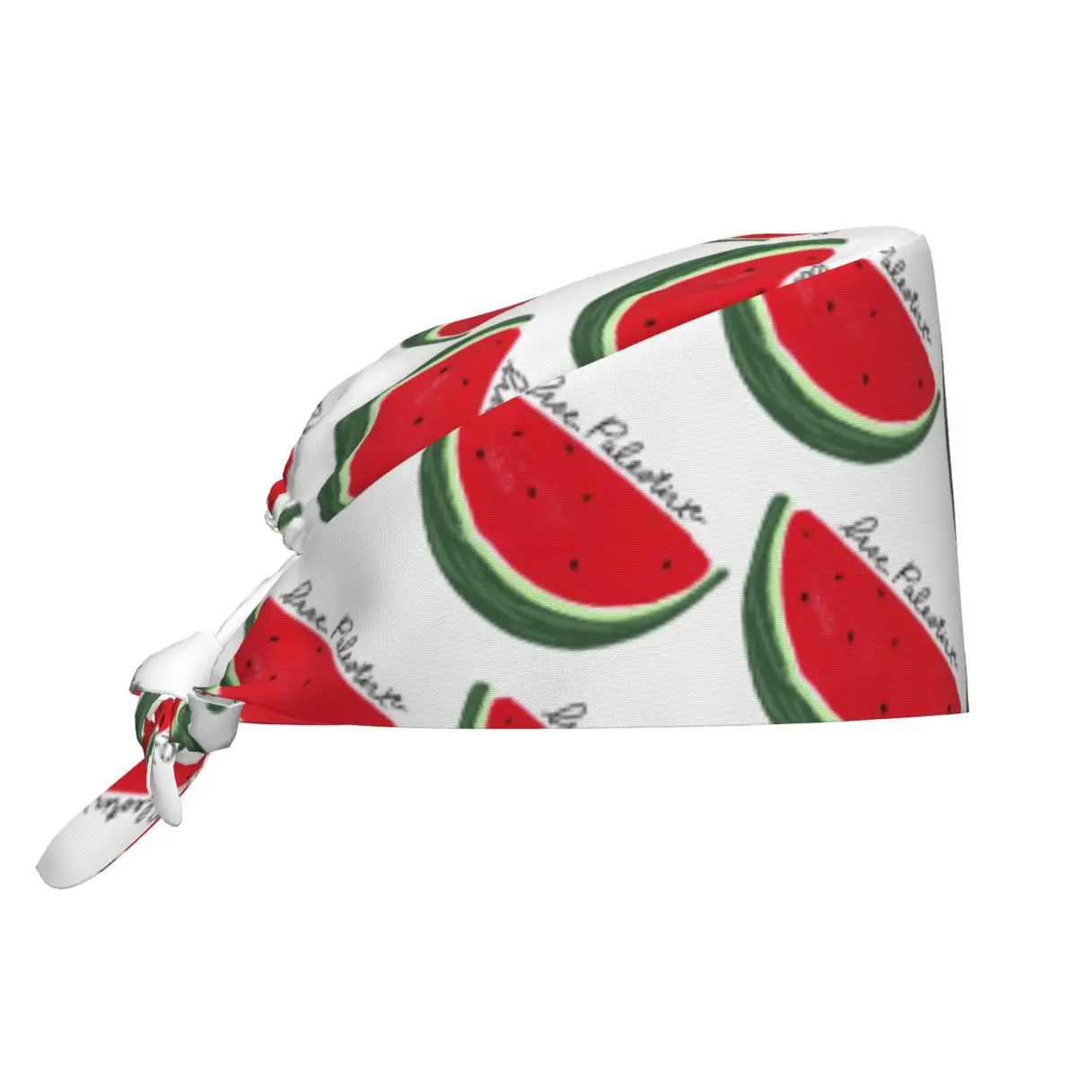 Sombrero exfoliante de la paz con mapa de sandía, gorro quirúrgico Vintage árabe Hatta para comprobar los dientes, gorros de trabajo Unisex para Spa, tienda de mascotas, veterinaria, enfermera Dental
