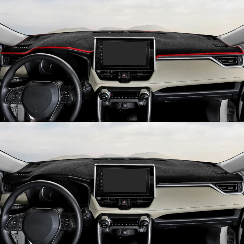 For Toyota RAV4 XA50 2018 2019 2020 2021 2022 2023 2024 2025 RAV 4 Hybrid Car Dashboard Sunshade Pad Anti-UV Carpet Non-slip Mat