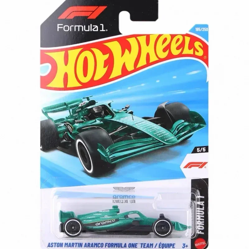 Hot Wheels Car Aston Martin Aramco Formula One 1/64 Auto Vehicle Team Equipe Model Collection Toys Gift Original