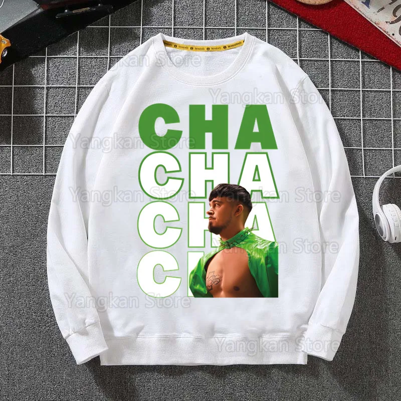 

Kaarija Cha Cha Cha Hoodies Sweatshirts Men Woman Fashion White color Autumn Winter Hip Hop Hoody Male Brand Casual Tops
