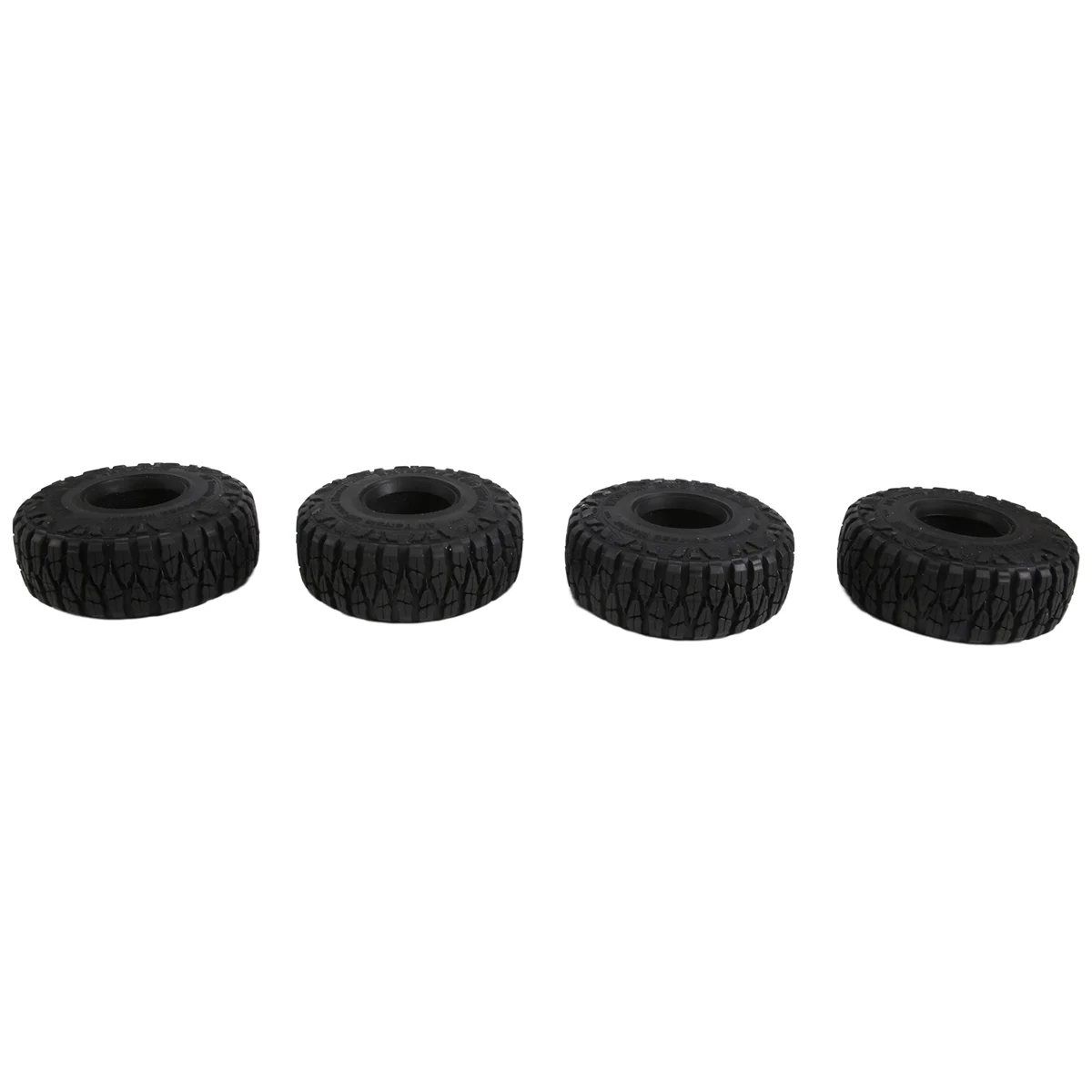 4PCS 115MM 1.9 Rubber Tyres Wheel Tires for 1/10 RC Crawler Car Axial SCX10 90046 AXI03007 TRX4 D90 CC01