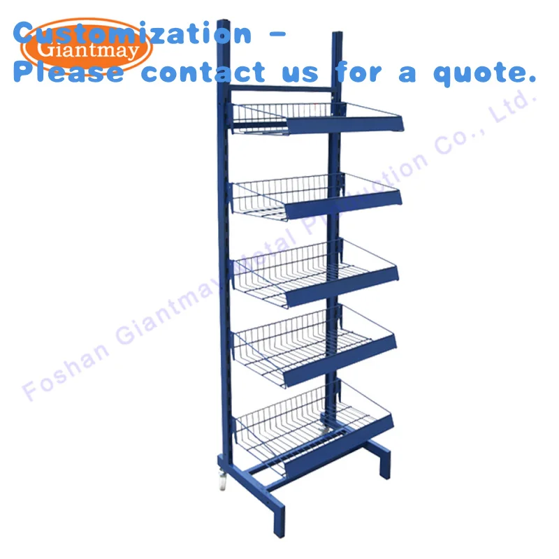 

на заказ.Закусочные продукты, розничный магазин, 5-слойная проволочная корзина, металлическая стойка для картофельных чипсов