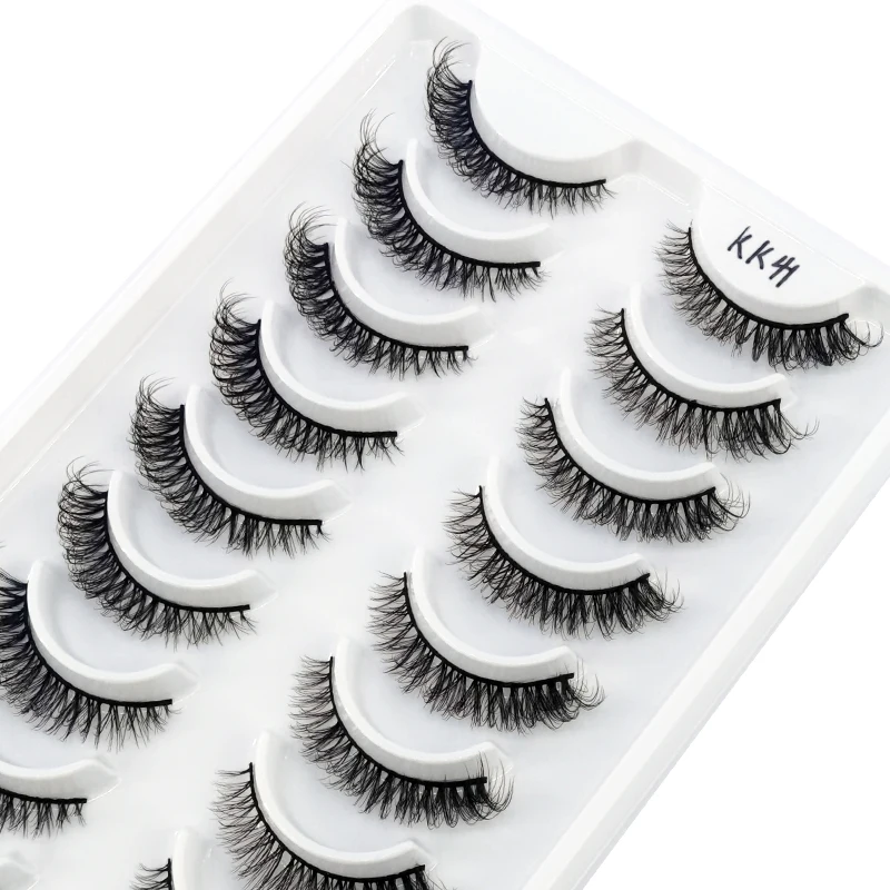 HBZGTLAD Russische Streifenwimpern, 10 Paar, 3D-Nerzwimpern, natürliche Wimpern, dramatische falsche Wimpern, Großhandel, Wimpernverlängerung – Detail 37