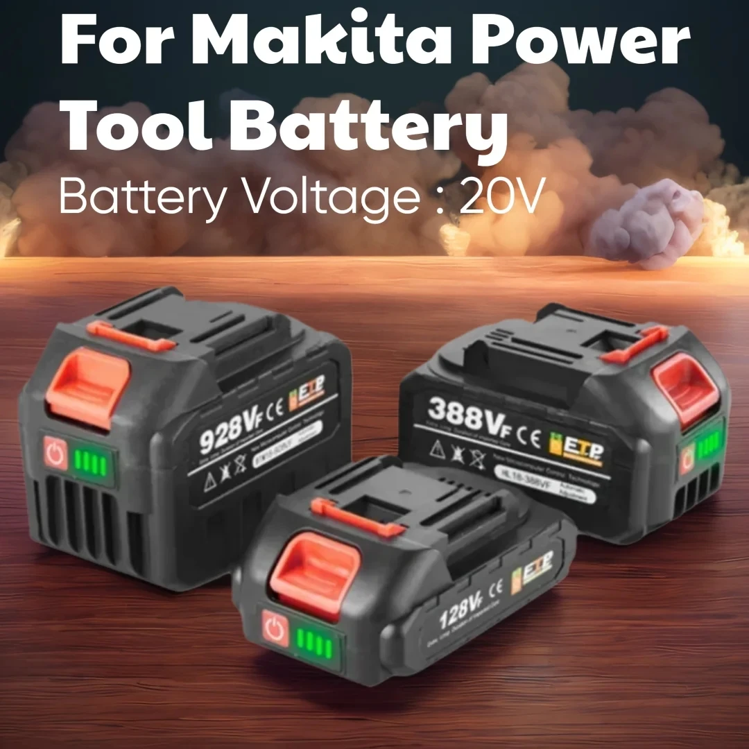 

For Makita 21V 22500mAh Rechargeable Lithium Ion Battery with Battery Indicator For Cordless Electric Power Tool Battery