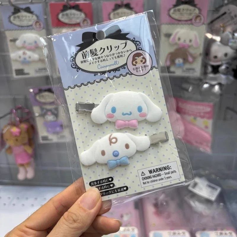 Kawaii Sugarbunnies Hairpin Cartoon Kuromi My Melody Sweet Girl Bangs Side Clip Creative Cinnamoroll Hair Clips Christmas Gifts view 6