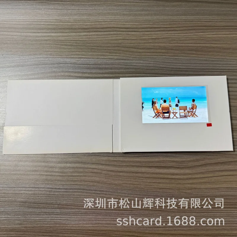 Custom. 5inch IPS LCD Screen Left Side Customizable with Promotional Cards, Printed Brochures, Videos, Books, Business Cards