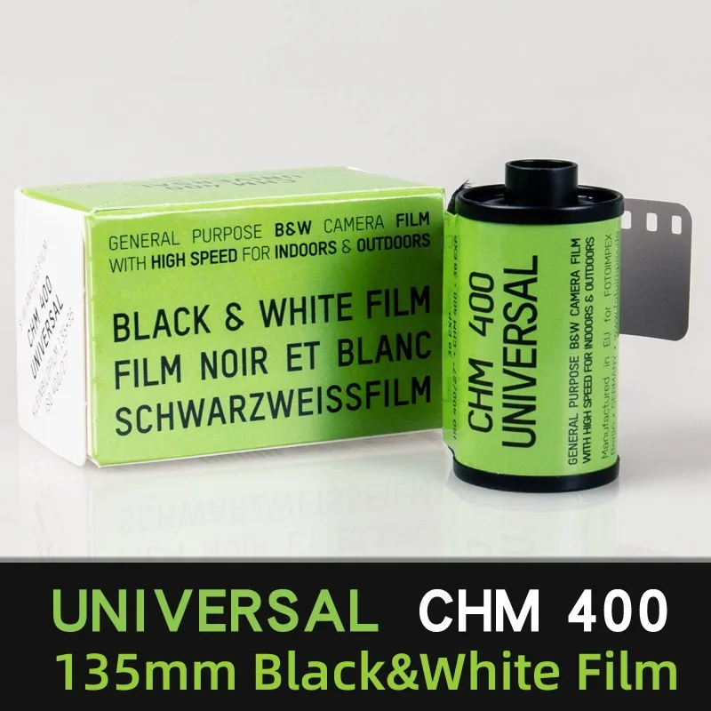 1/3/5 Rolls Black&White Color Roll Film CHM400 UNIVERSAL 135 IOS 400 B&W Negative Film