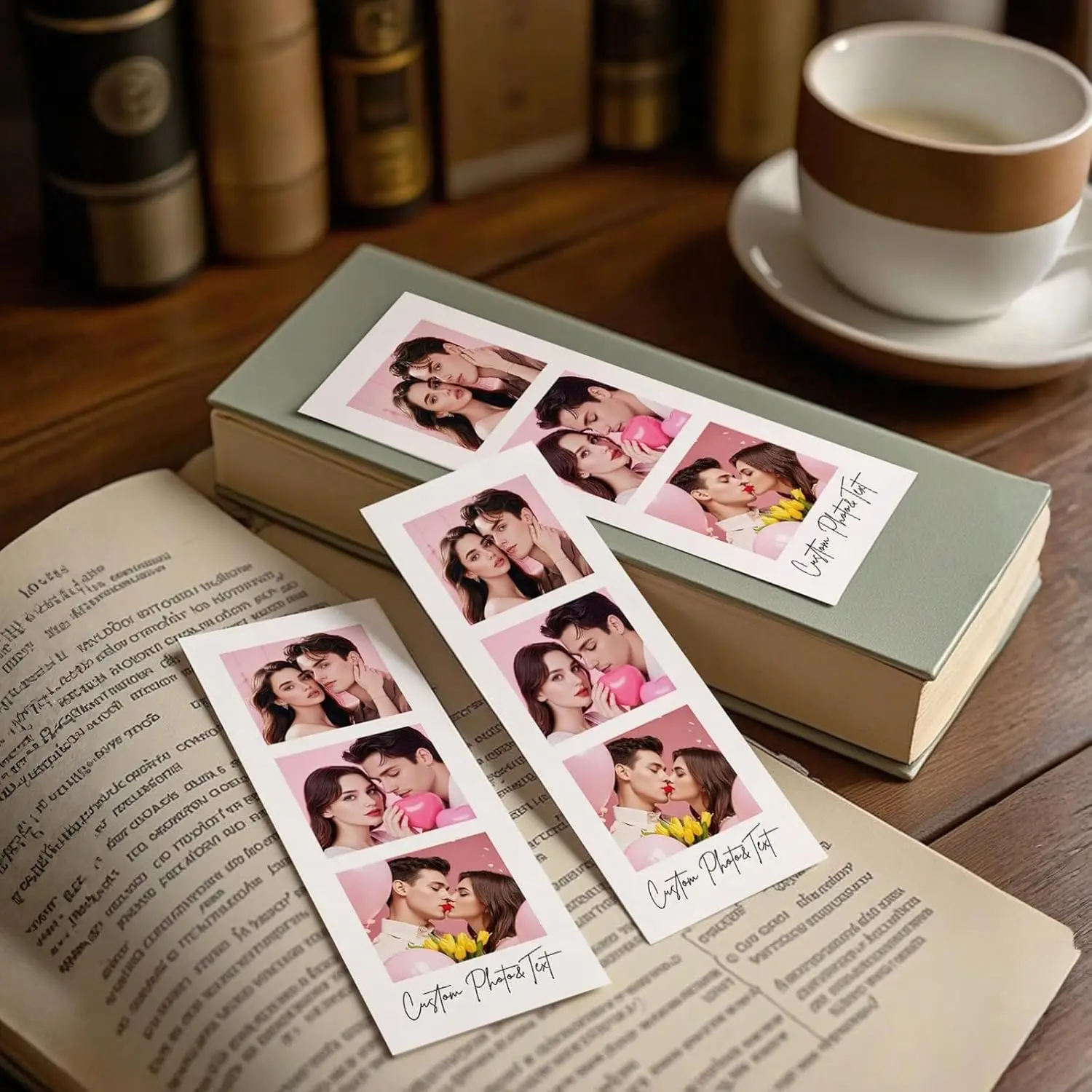 Personalized Photo Strip Frame, Custom Collage
