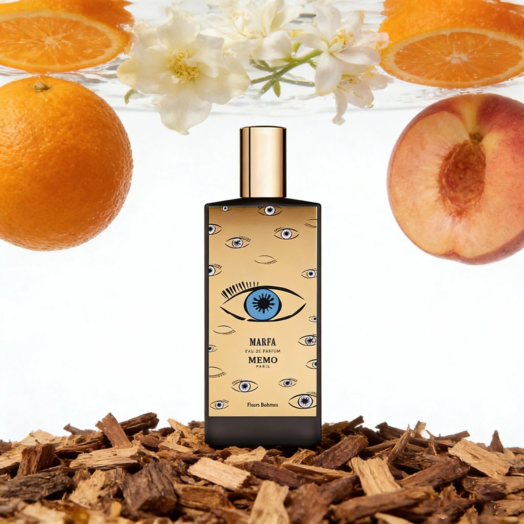 

Memo Paris Eau de Parfum Marfa 2.53 FL OZ perfume Unisex Sheer Musk Fragrance Easy-Spray for On-the-Go & Gift-Giving