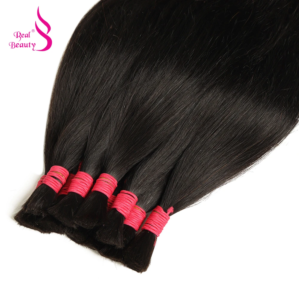 Vietnamese Straight Bulk Hair for Braiding Remy Human Bulk Hair 45-55cm Crochet Braids No Weft Black Brown Hair Bundles No Weft