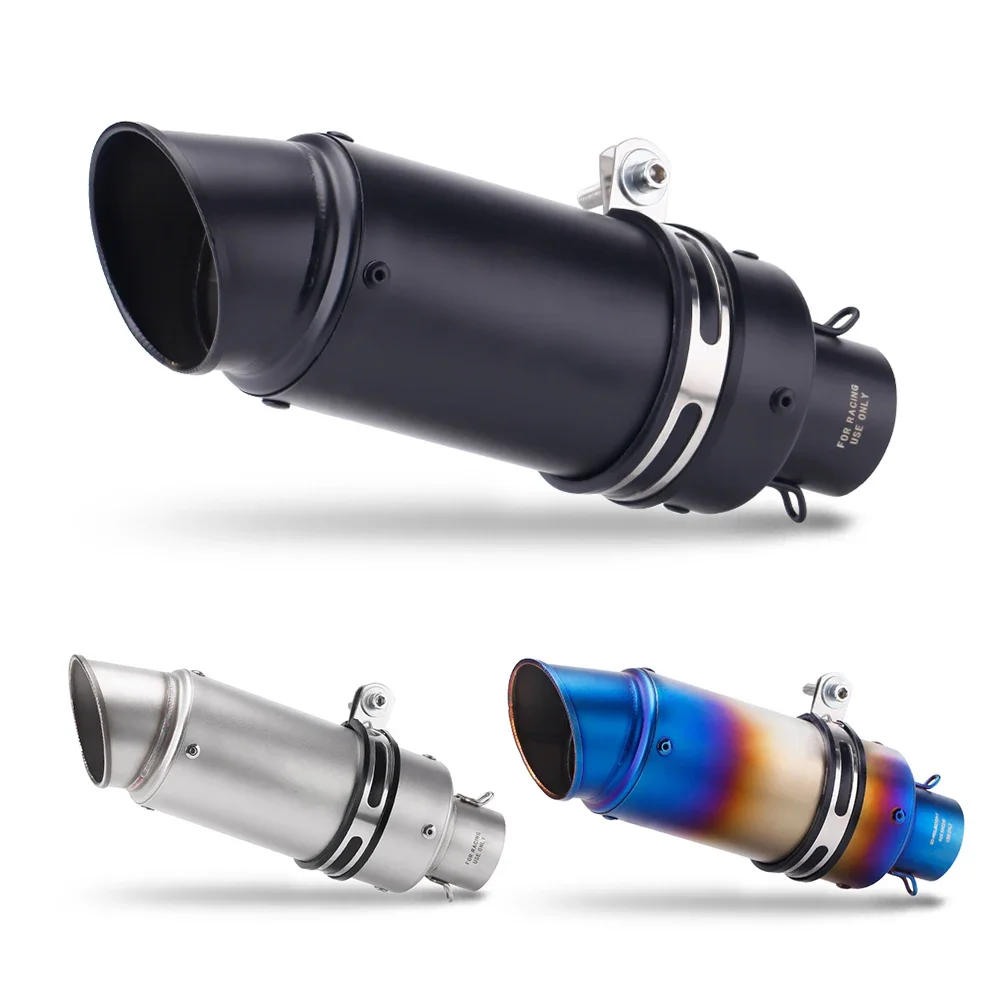 51 مللي متر موتوكروس سباق الدراجات النارية الخمار دراجة نارية SC العادم مشروع الأنابيب لياماها r3 r6 fz6 mt07 mt09 mt10 tmax 530 tmax500 #1