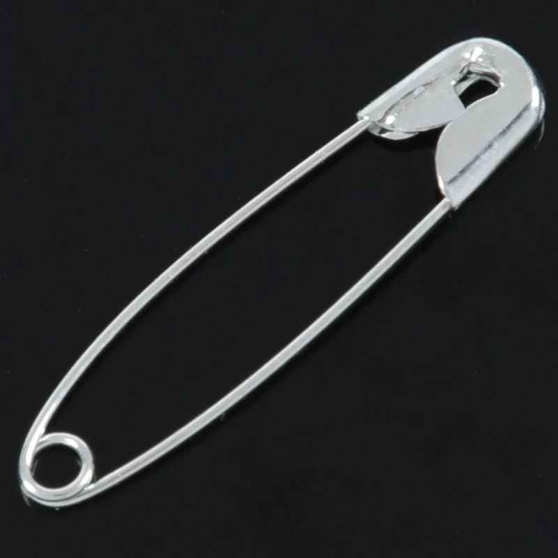 M11K-Set Of 100 Metal Safety Pins,Clothes Pin
