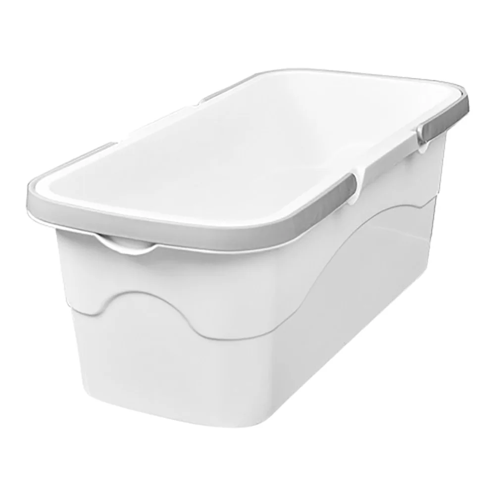 

Portable Mop Pail with Draining Function Tough Plastic Build Large Capacity for Efficient Mop Rinse and Dry Household Cleaning