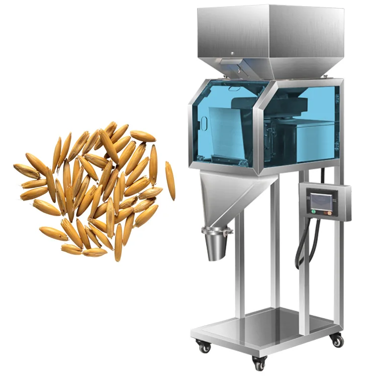 Seeds Dispensing Machine Intelligent  Vertical Rice Grain Granule Particle Weighing Filling Machine