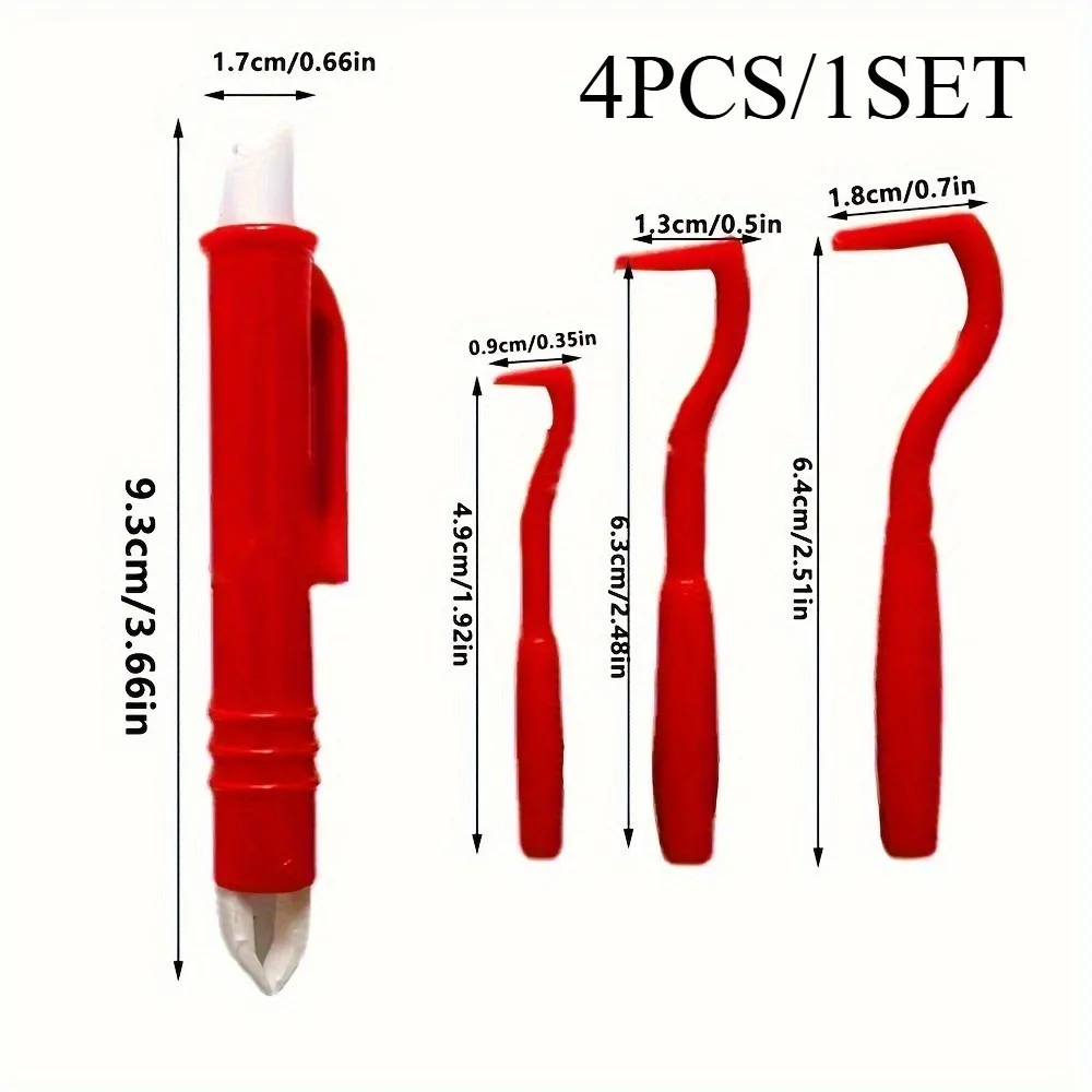 Pet Flea Tick Remover Tweezers, Double-Action Lice Tool Non-Slip PP Handle for Cats Dogs Universal Pet Grooming Supplies view 2