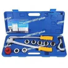 Tube Expander Set Kit 10-28mm Lever Type Tube Expander Copper And Aluminum Tube Straight Tube Mouth Expander