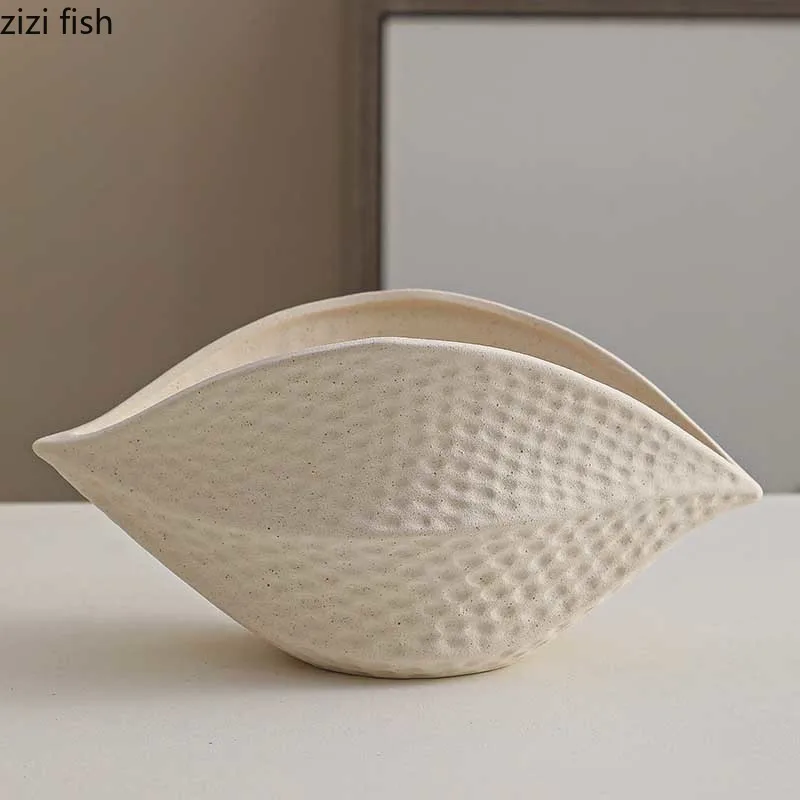 Creative Geometric Ceramic Fruit Tray Living Room Tea Table Snacks Candy Tray Dry Fruit Tray Storage Trays Household Tableware