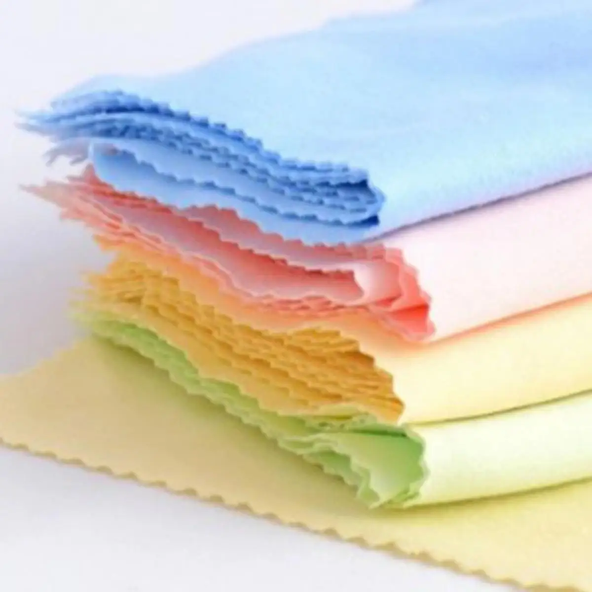 10/20/50/100pcs Chamois Glasses Cleaner Jewelry Care Wipe Cleaning Cloth Microfiber For Glasses Lens Phone Screen(Random Color) image 2