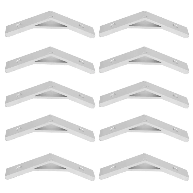 

10 шт. 135-градусные угловые кронштейны из алюминиевого сплава, соединительные элементы, кронштейны-коннекторы 2020