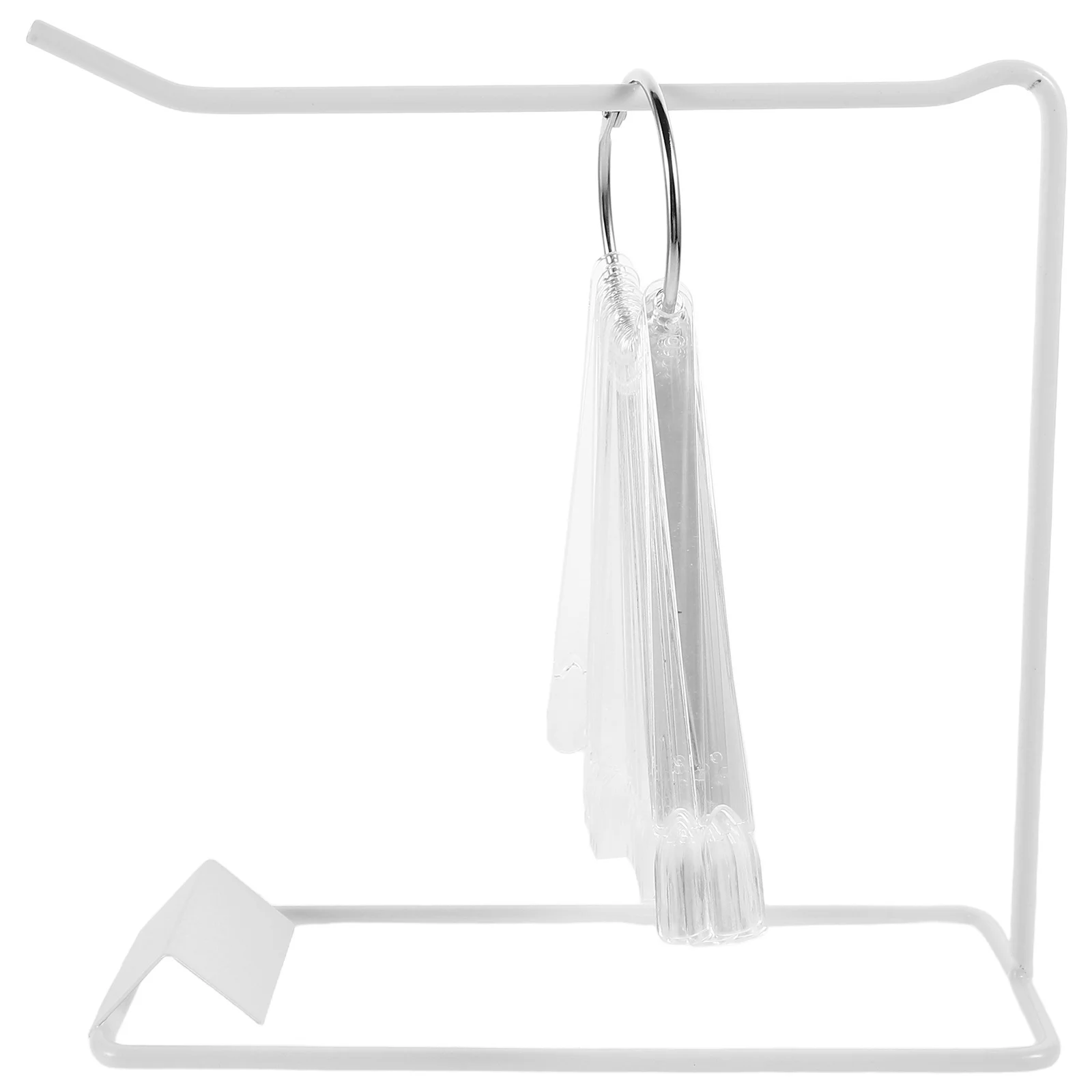 네일 아트 디스플레이 보드 철제 스탠드 원형 팁 링 살롱 교육 연습용 컬러 샘플 스틱 매니큐어 도구 키트 1세트