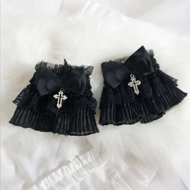 Dames trui mouwen pols mouwen uitgebreide polsmanchemen kanten mouwen y166