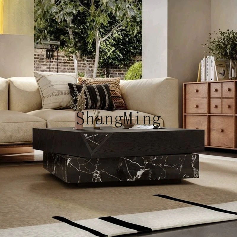 

FG minimalist coffee table modern simple living room home advanced small apartment light luxury square combination new model