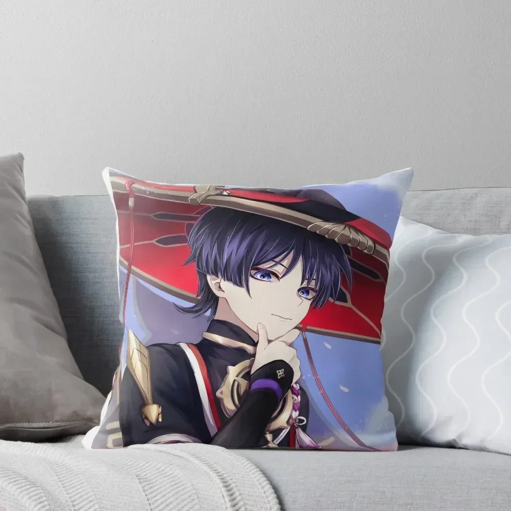 Scaramouche do the Fandango Throw Pillow anime girl Christmas Pillowcase Throw Pillow pillow