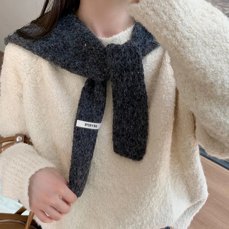 

Атмосфера, повседневная декоративная полая вязаная шаль, теплая осенне-зимняя модная простая универсальная шаль-жилет, шарф