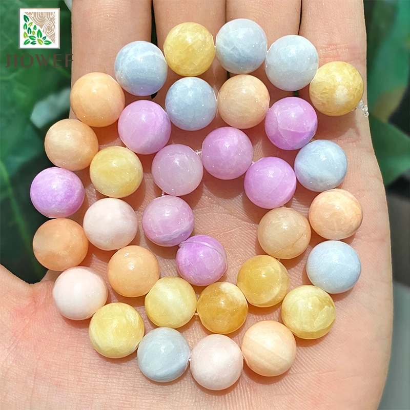 Smooth Beige Persian Jades Stone Round Loose Beads 6/8/10/12mm for Handmade Jewelry Making DIY Bracelets Earrings 15\'\' Strand