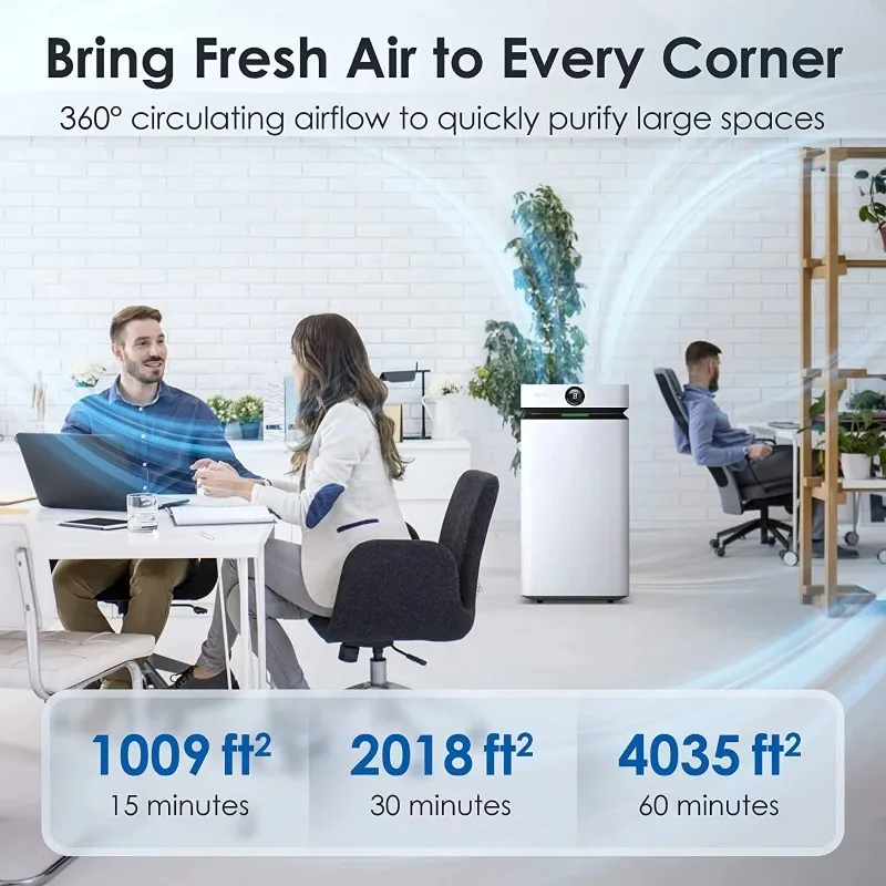 X8 Hospital Grade Germ-killing Technology Health Air Purifier with Air Quality Indicator