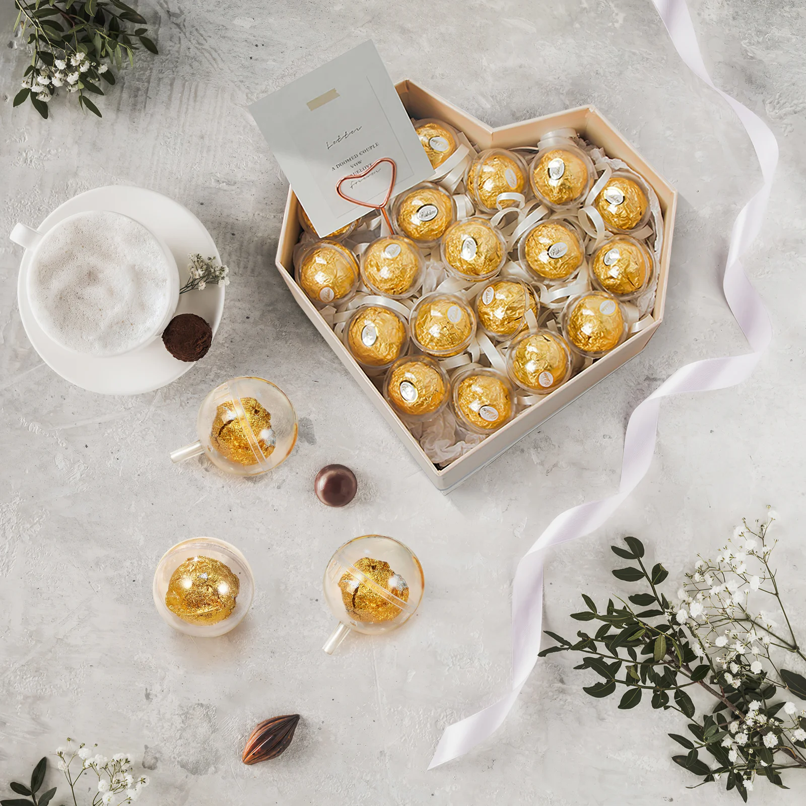 

100Pcs Chocolate Holder Clear Plastic Support Smooth Surface DIY Candy Bouquet Accessories Wedding Flower Packaging