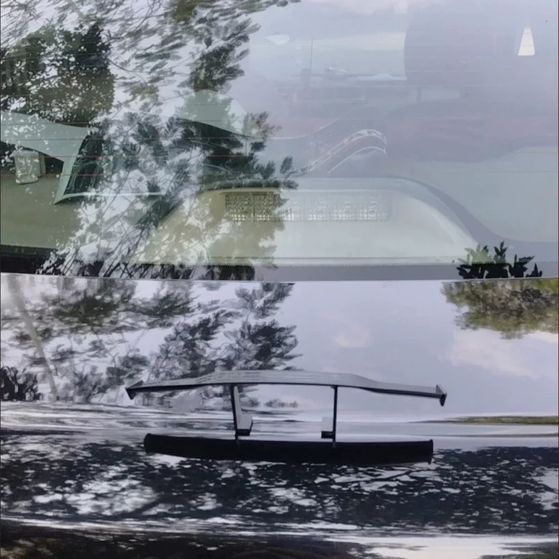 Mini Decorative Tail wing Modification Universal Texture Mini sticker No Drilling Required image 6