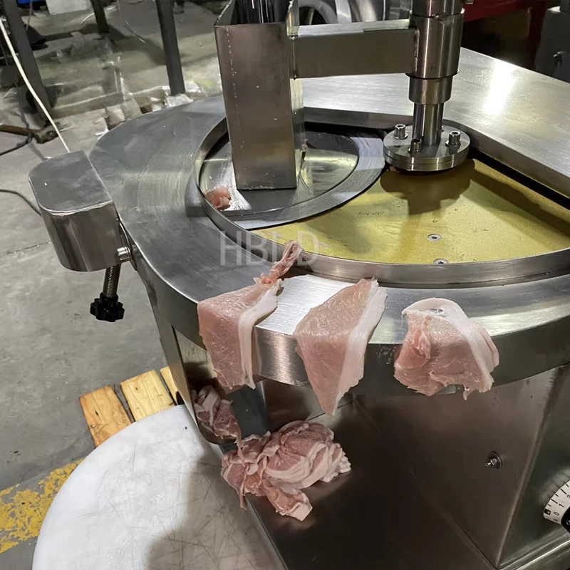 

BABEJING Commercial Fully Automatic Slicer for Beef Ham Bacon Cheese Sausage Steak Cutting Machine for Kitchen Restaurant