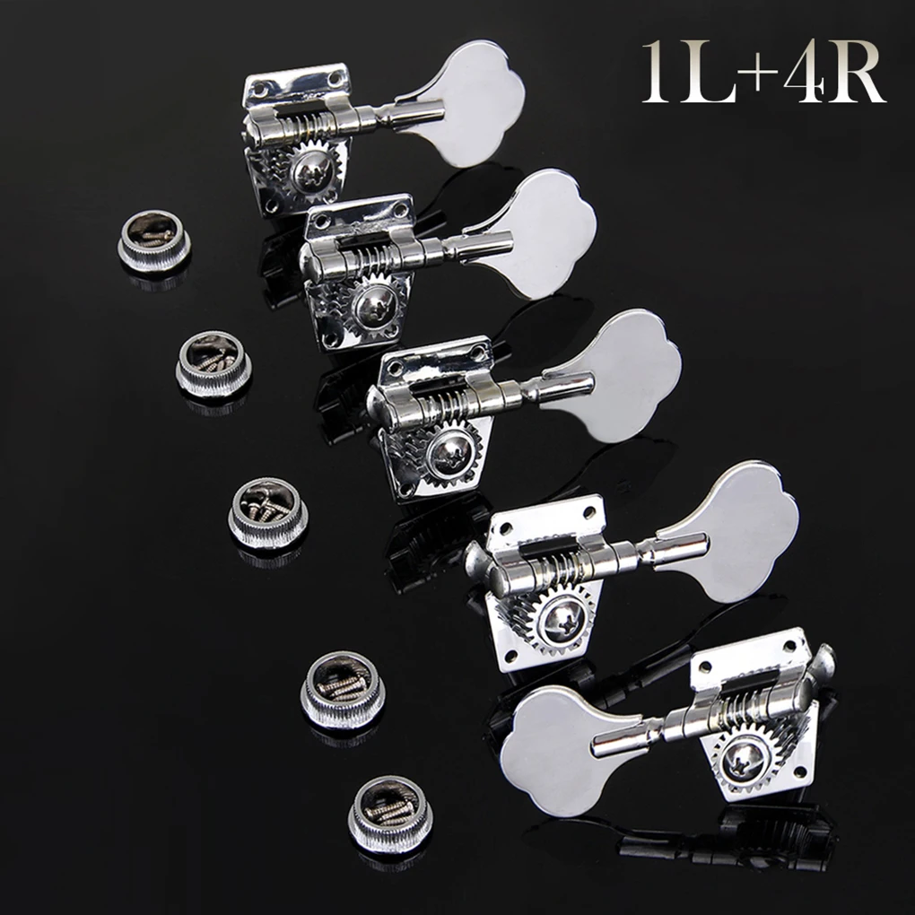 Open Geared Electric Bass Tuners Vintage Jazz Bass Tuning Pegs Bass Alignment Knobs Machine Music Instrument Accessories