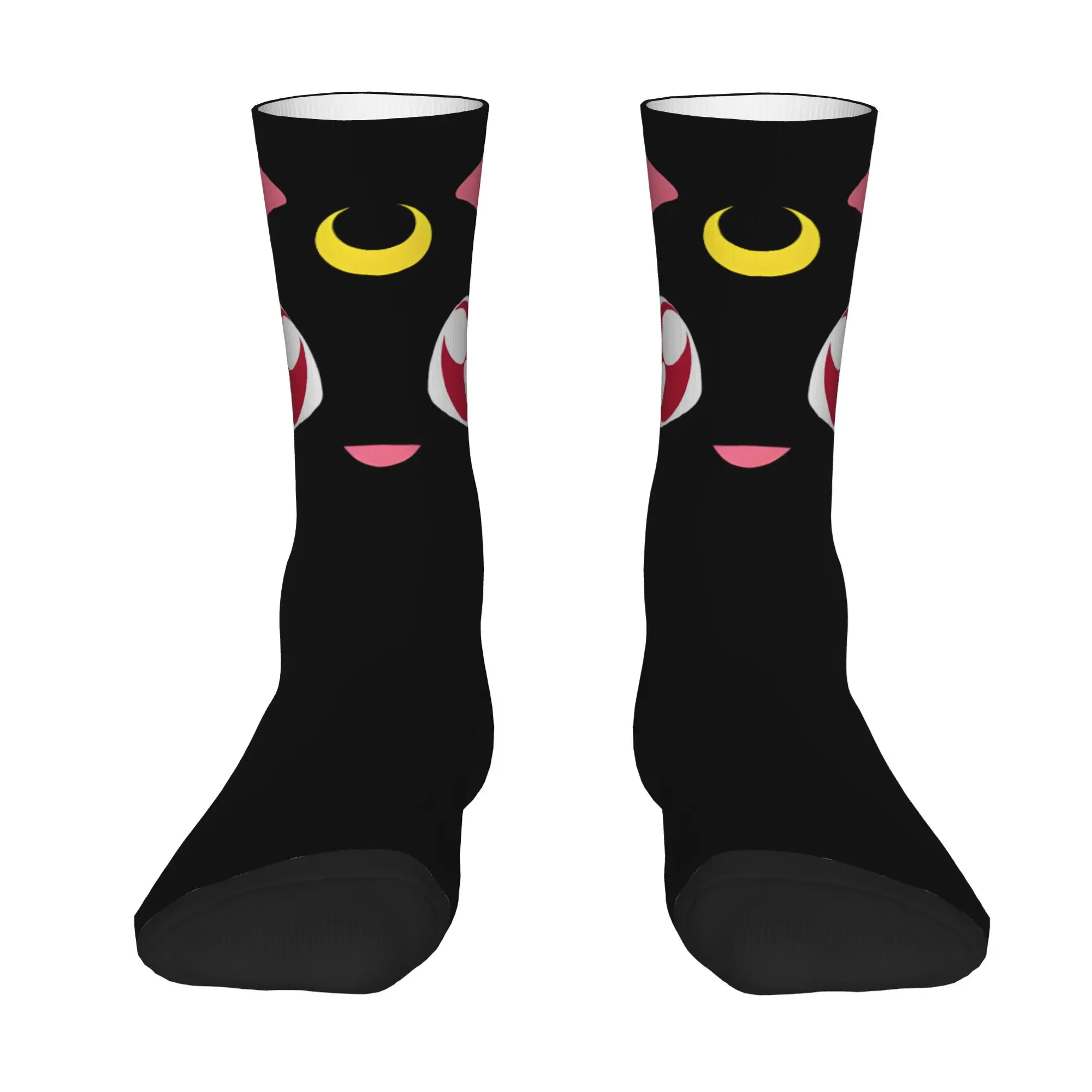 1 Pair Happy Funny Men's Sock Sailor Moon Vintage Harajuku  Hip Hop Novelty Pattern Crazy Sock Gift Printed