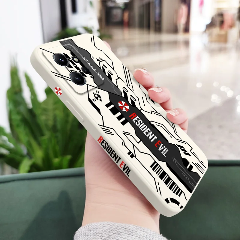 Crisis Pattern Phone Case For Xiaomi Redmi Note 13 12 12S 11 11S 10 10T 10S 9 9S 8 7 Pro Plus 4G 5G Liquid Silicone Cover